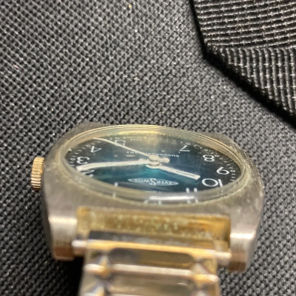 Vintage watch parts/restore lot.  EverSwiss, striped dial, Swiss made